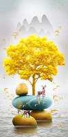 Entrance painting, decorative painting, corridor painting Application Scenario